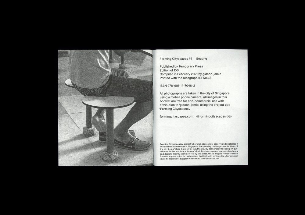 <del>Forming Cityscapes #7: Seating</del>