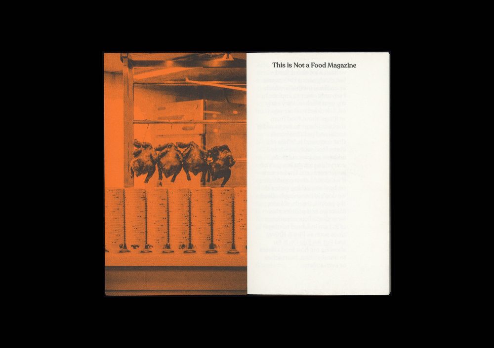 <del>This is Not a Food Magazine</del>