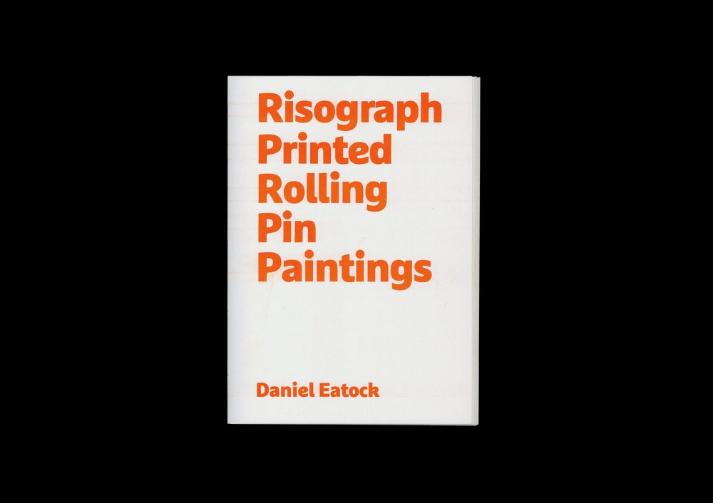 Risograph Printed Rolling Pin Paintings