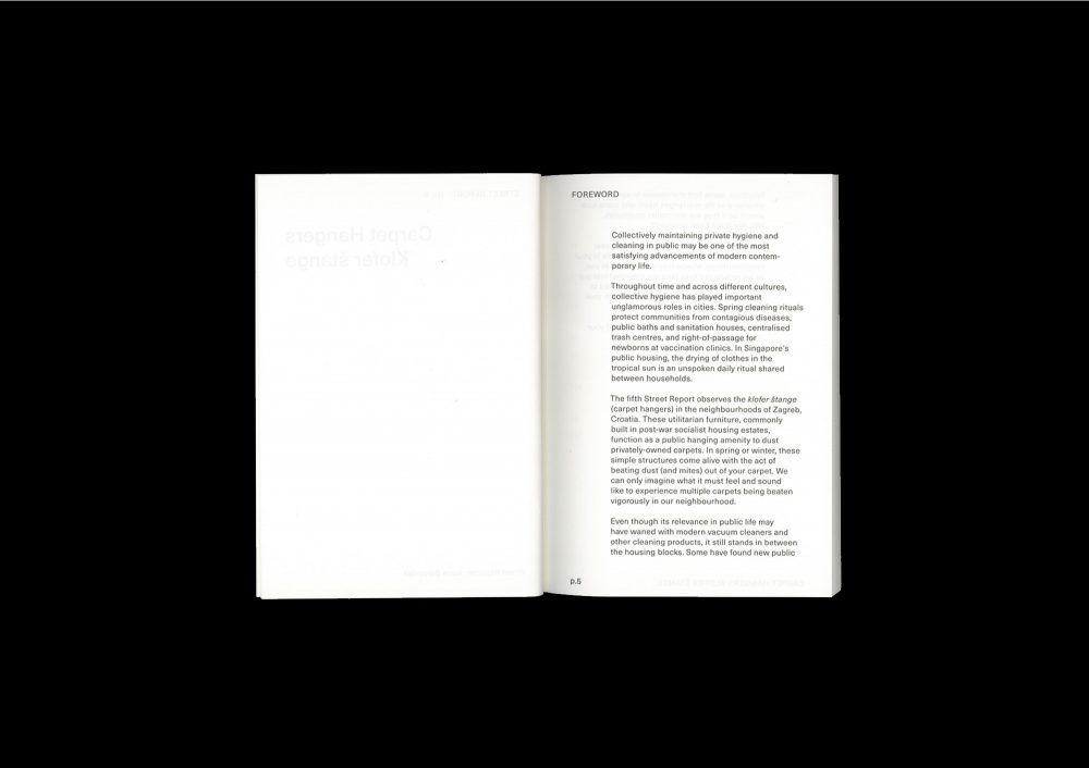 Street Report 5: Carpet Hangers